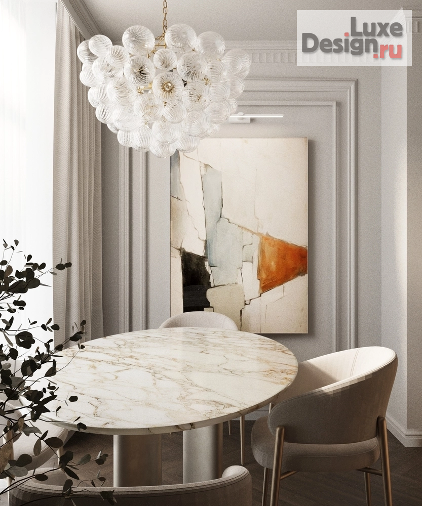 Дизайн интерьера трехкомнатной квартиры "ЖК "Сердце столицы", г. Москва" (фото 1)