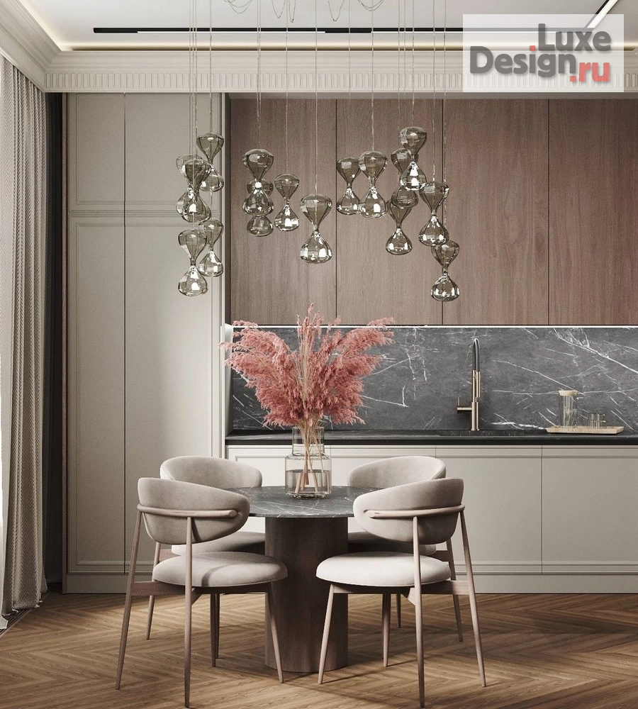 Дизайн интерьера трехкомнатной квартиры "ЖК "Сердце столицы", г. Москва" (фото 1)