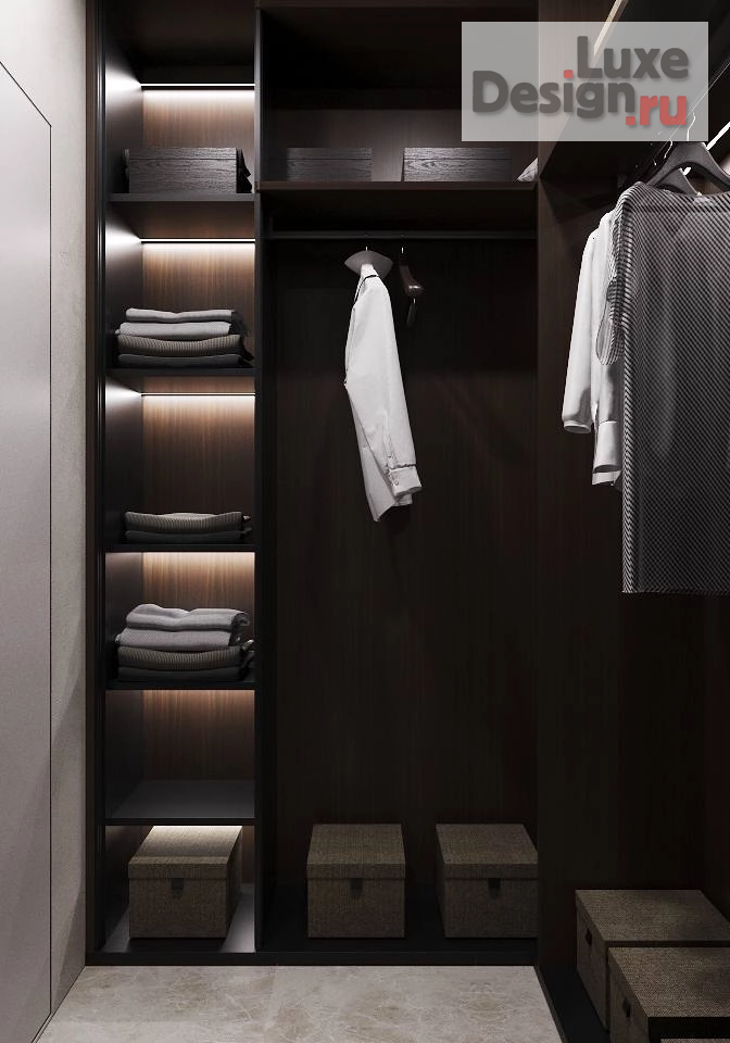 Дизайн интерьера трехкомнатной квартиры "ЖК "AFI Park Воронцовский", г. Москва" (фото 17)