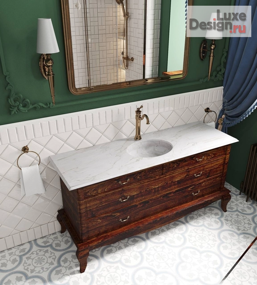 Дизайн интерьера четырехкомнатной квартиры "Квартира в Сталинском доме на Садовом кольце, г. Москва" (фото 20)