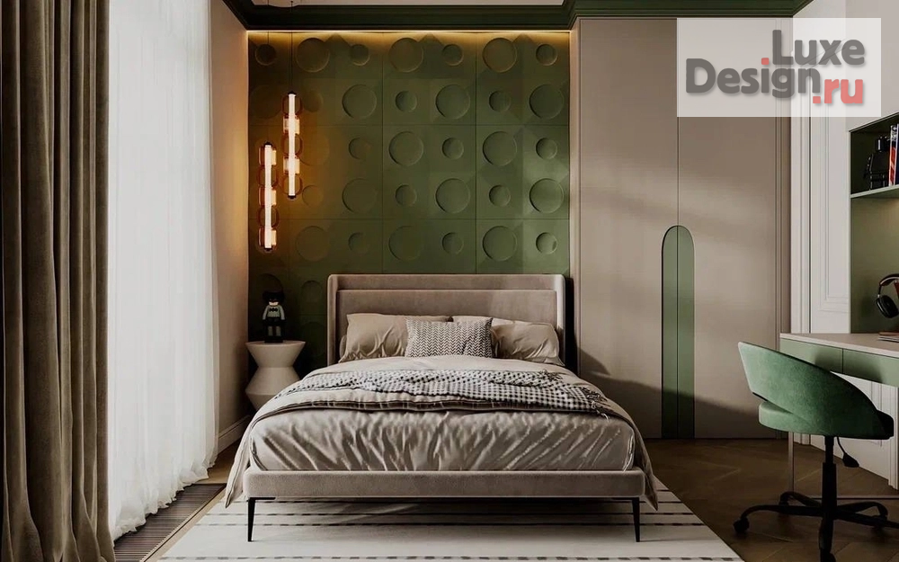 Дизайн интерьера трехкомнатной квартиры "ЖК "Сердце столицы", г. Москва" (фото 17)
