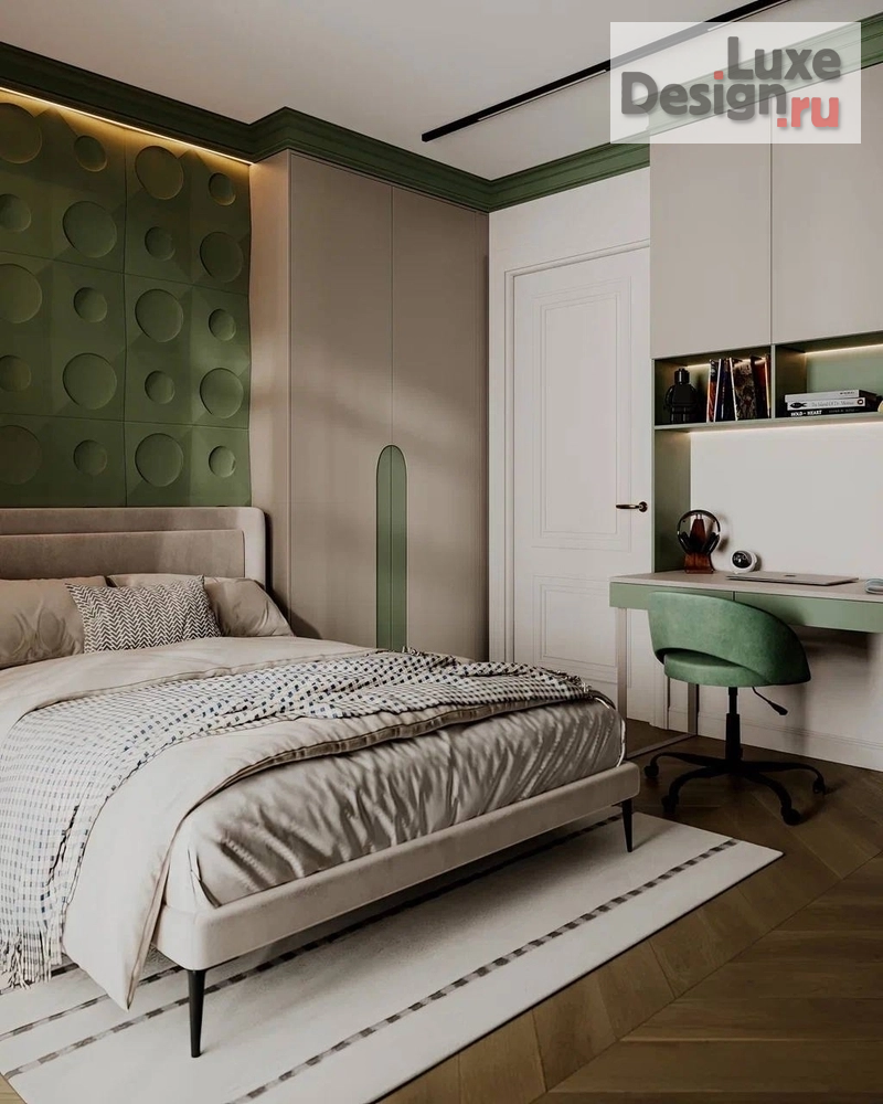 Дизайн интерьера трехкомнатной квартиры "ЖК "Сердце столицы", г. Москва" (фото 18)