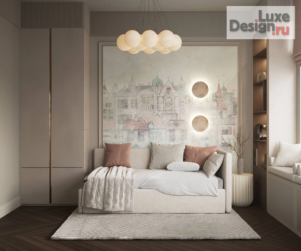 Дизайн интерьера трехкомнатной квартиры "ЖК "Сердце столицы", г. Москва" (фото 13)