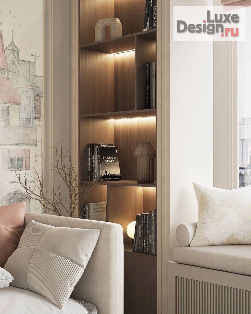 Дизайн интерьера трехкомнатной квартиры "ЖК "Сердце столицы", г. Москва" (фото 15)