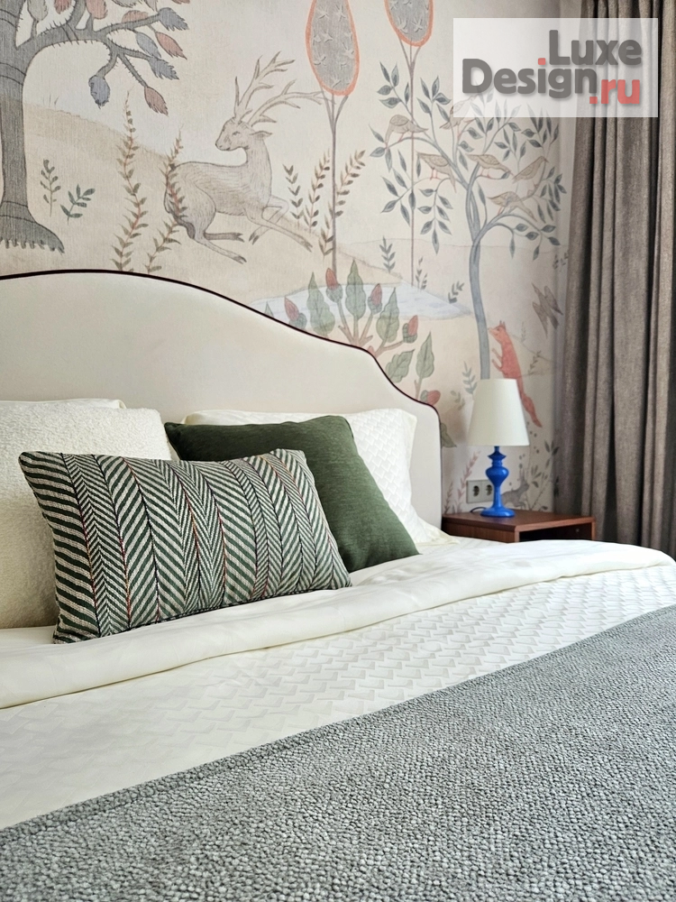 Дизайн интерьера двухкомнатной квартиры "ЖК "Лучи", г. Москва" (фото 2)