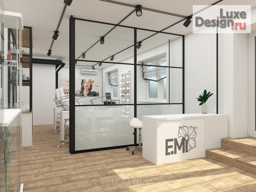 Дизайн интерьера школы "Дизайн-проект школы ногтевого сервиса EMI" (фото 9)