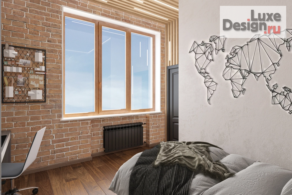 Дизайн интерьера детской "Комната подростка (Никитский бульвар). Квартира находится в жилом доме, включенном в перечень культурного наследия города Москвы, ЦАО. " (фото 6)