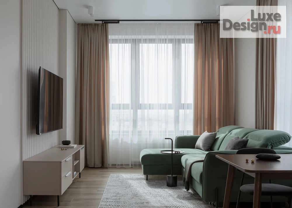 Дизайн интерьера трехкомнатной квартиры "Удобная квартира для семьи с 2-мя детьми" (фото 11)