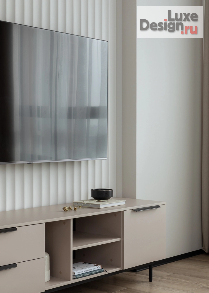 Дизайн интерьера трехкомнатной квартиры "Удобная квартира для семьи с 2-мя детьми" (фото 10) от дизайнера Муравьева Ксения Вадимовна Дизайн интерьера трехкомнатной квартиры "Удобная квартира для семьи с 2-мя детьми" (фото 10)