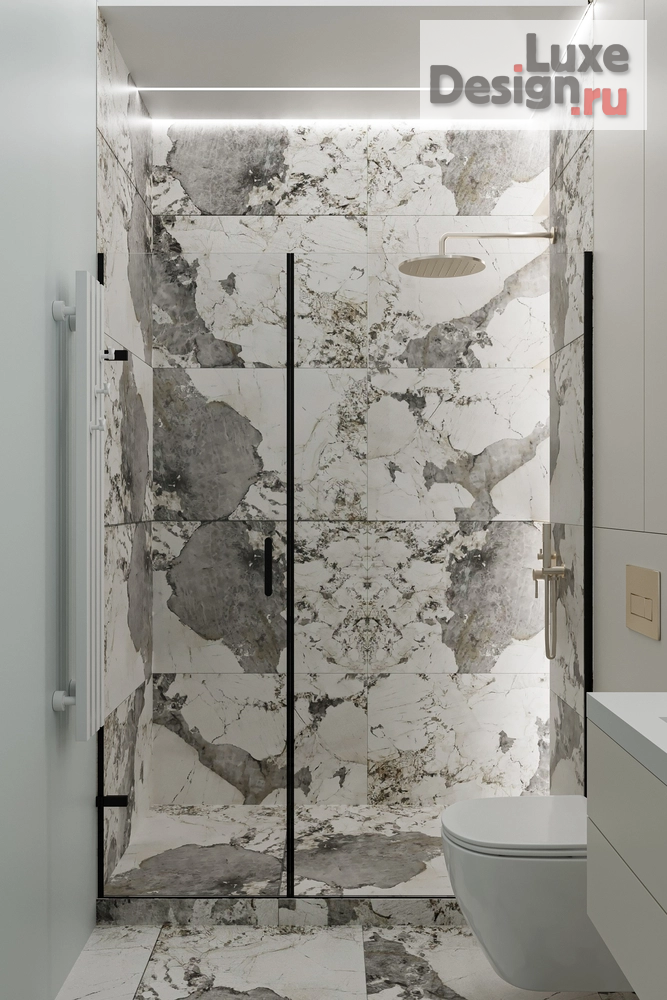 Дизайн интерьера трехкомнатной квартиры "Большая квартира для семьи с ребенком" (фото 6) от дизайнера Муравьева Ксения Вадимовна Дизайн интерьера трехкомнатной квартиры "Большая квартира для семьи с ребенком" (фото 6)