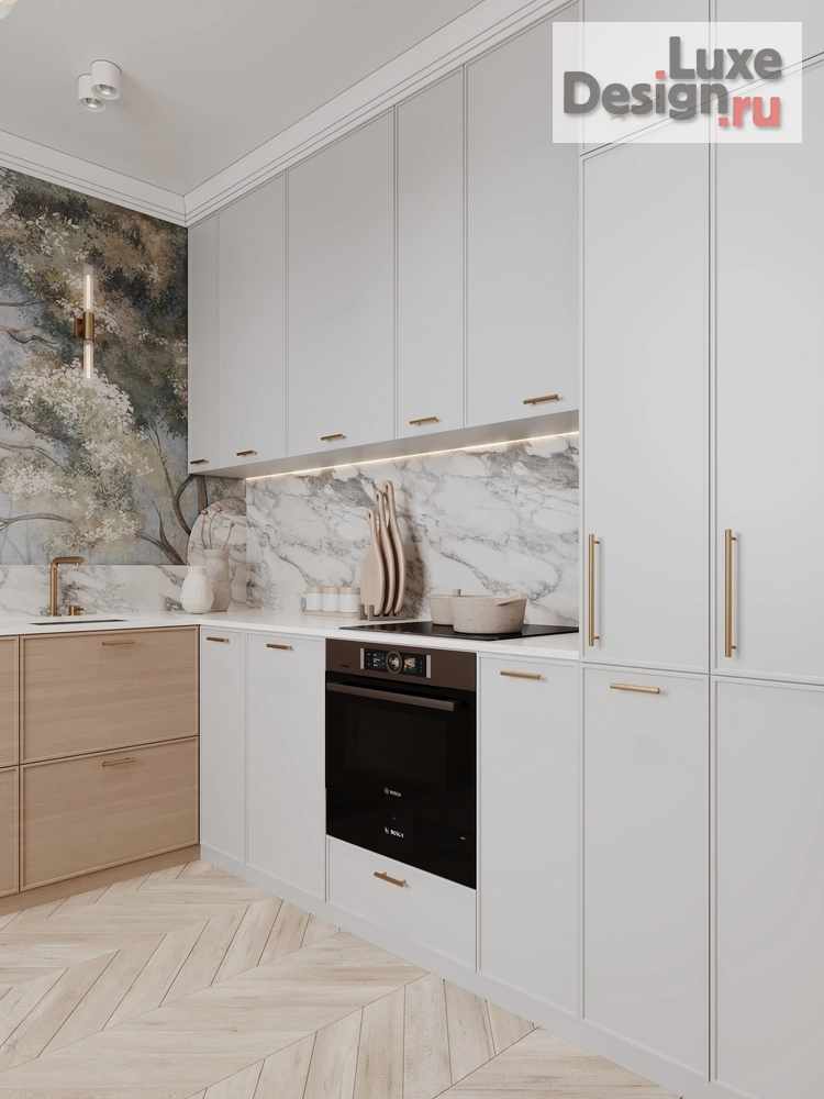 Дизайн интерьера трехкомнатной квартиры "Квартира с классическим настроением для семейной пары" (фото 4)