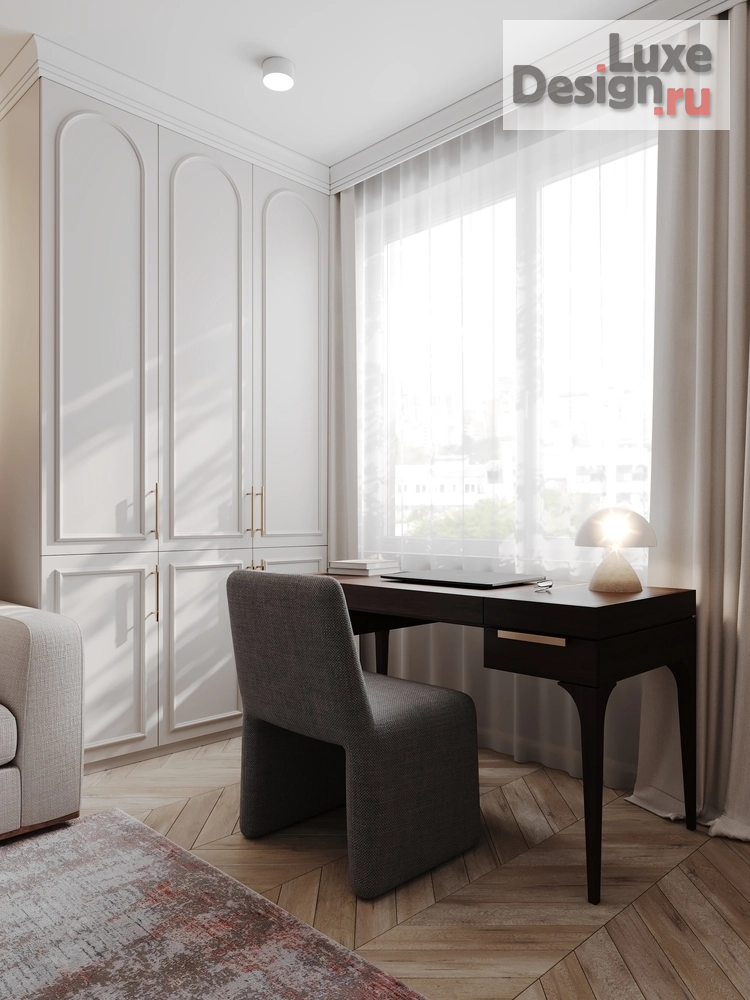 Дизайн интерьера трехкомнатной квартиры "Квартира с классическим настроением для семейной пары" (фото 6)