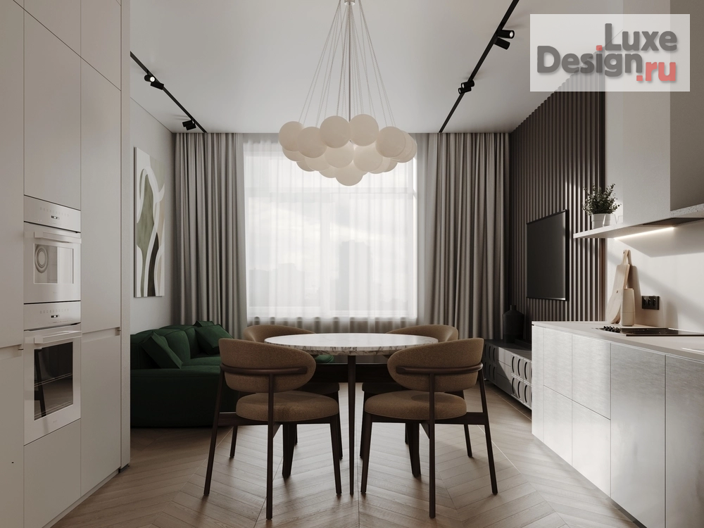 Дизайн интерьера квартиры "Просторная квартира для активной семьи с детьми" (фото 1)