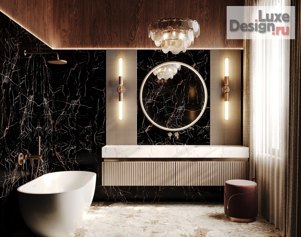 Дизайн интерьера загородного дома "Дизайн дома из бруса для большой семьи" (фото 3)