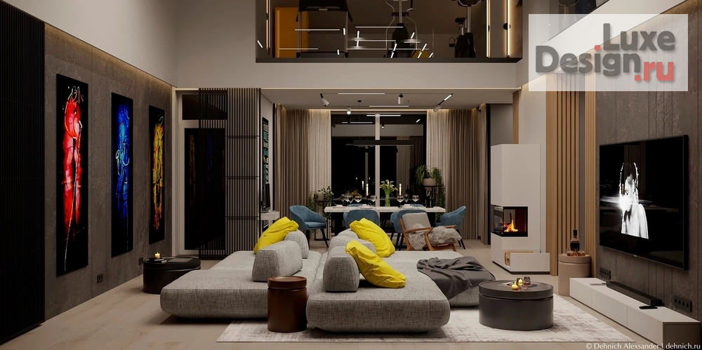 Дизайн интерьера частного дома "Кухня-гостиная" (фото 48) от дизайнера Дехнич Александр Дизайн интерьера частного дома "Кухня-гостиная" (фото 48)