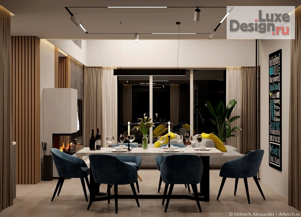 Дизайн интерьера частного дома "Кухня-гостиная" (фото 50) от дизайнера Дехнич Александр Дизайн интерьера частного дома "Кухня-гостиная" (фото 50)