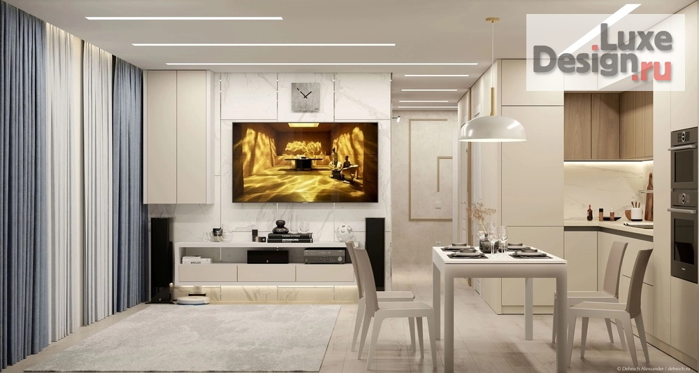 Дизайн интерьера частного дома "Кухня-гостиная" (фото 42) от дизайнера Дехнич Александр Дизайн интерьера частного дома "Кухня-гостиная" (фото 42)