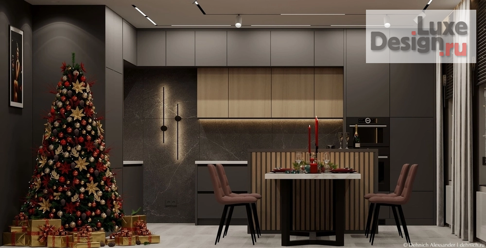 Дизайн интерьера частного дома "Кухня-гостиная" (фото 22) от дизайнера Дехнич Александр Дизайн интерьера частного дома "Кухня-гостиная" (фото 22)