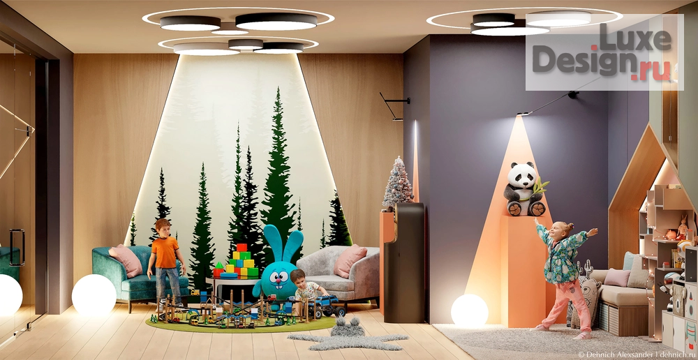 Дизайн интерьера частного дома "Кабинеты и Детские" (фото 12)