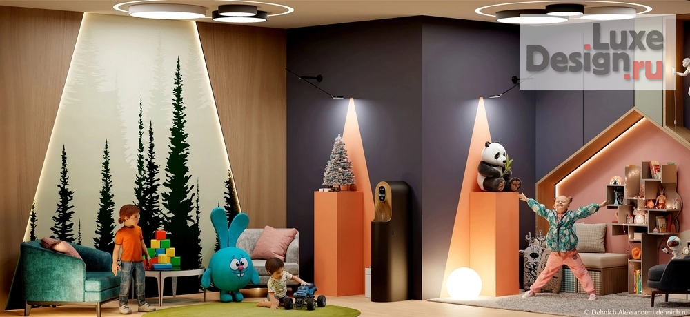 Дизайн интерьера частного дома "Кабинеты и Детские" (фото 13)