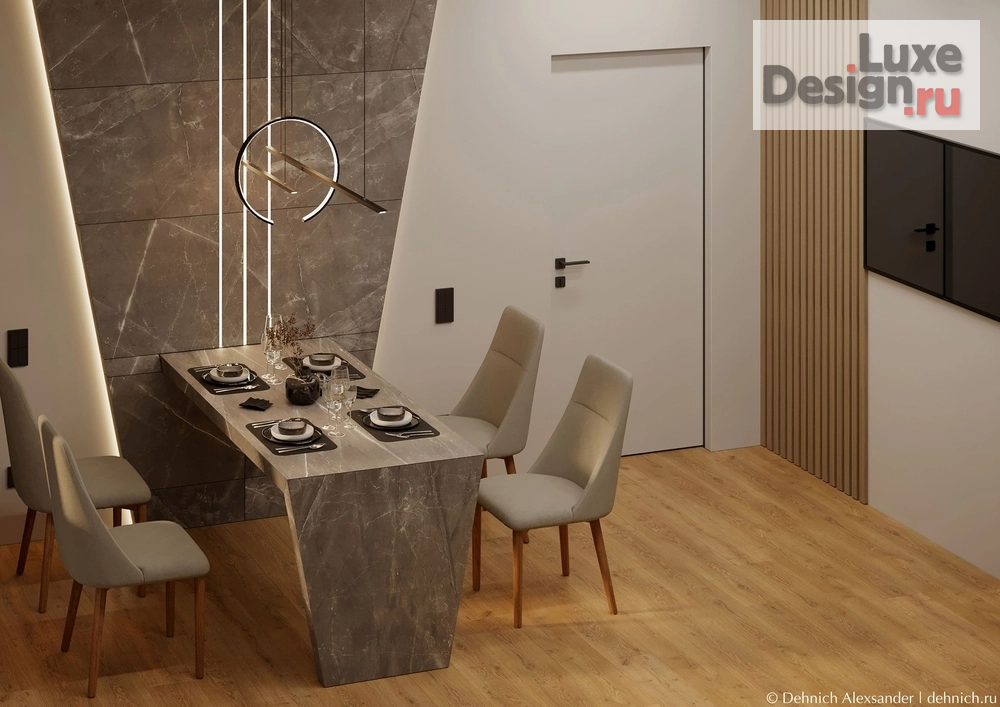 Дизайн интерьера частного дома "Кухня-гостиная" (фото 41) от дизайнера Дехнич Александр Дизайн интерьера частного дома "Кухня-гостиная" (фото 41)