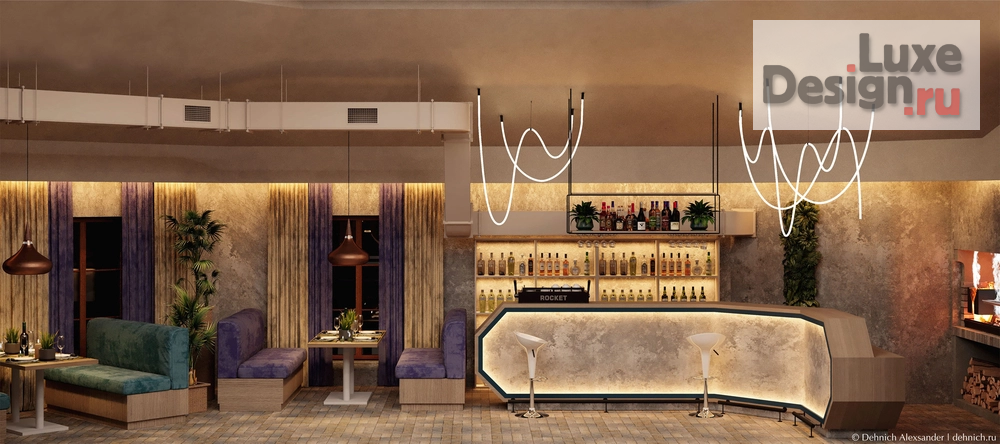 Дизайн интерьера ресторана "Общественные интерьеры" (фото 3)