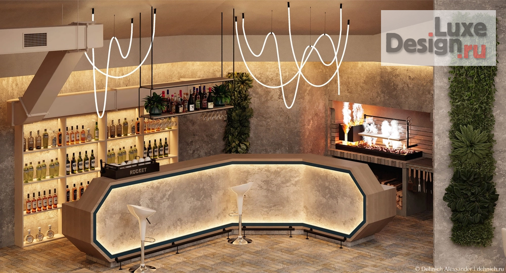 Дизайн интерьера ресторана "Общественные интерьеры" (фото 4)