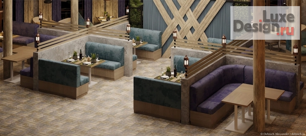 Дизайн интерьера ресторана "Общественные интерьеры" (фото 8)