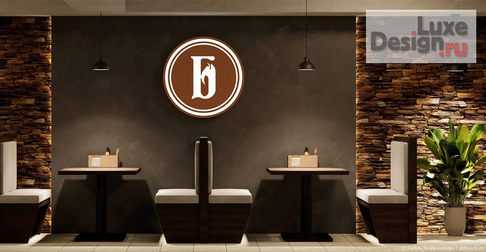 Дизайн интерьера ресторана "Общественные интерьеры" (фото 20)