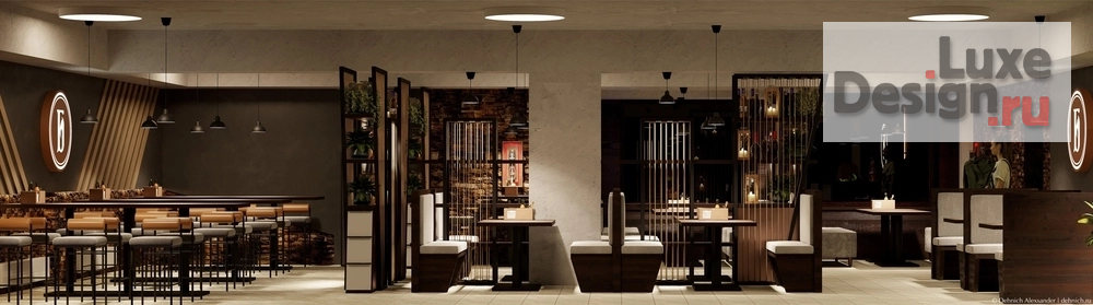 Дизайн интерьера ресторана "Общественные интерьеры" (фото 22)