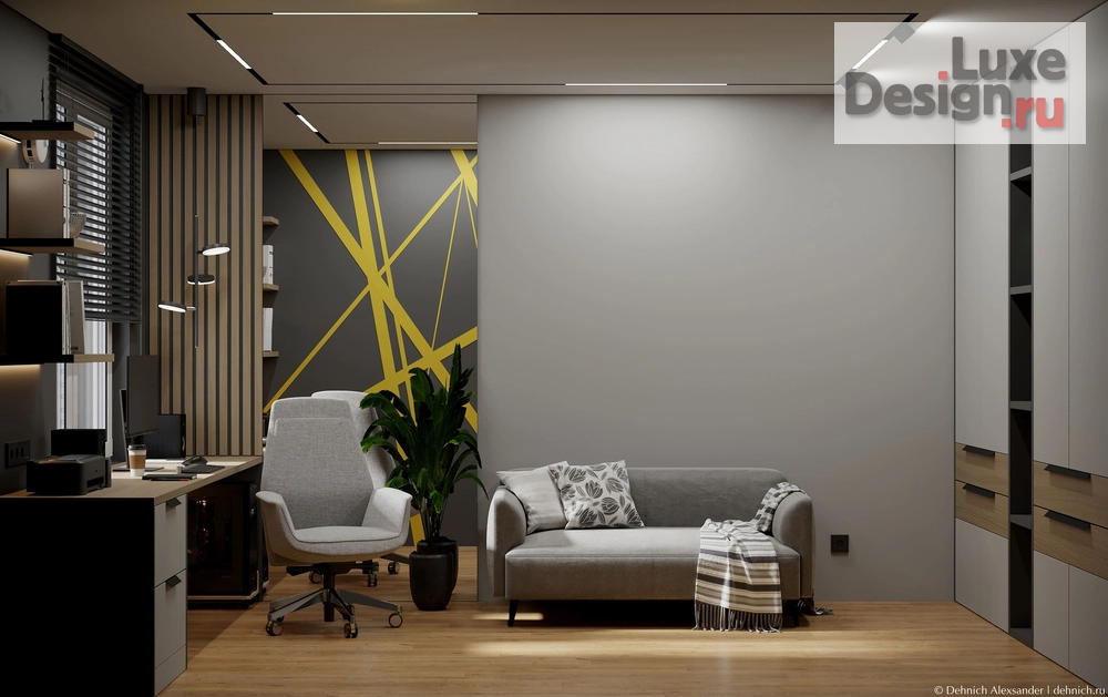 Дизайн интерьера частного дома "Кабинеты и Детские" (фото 3)