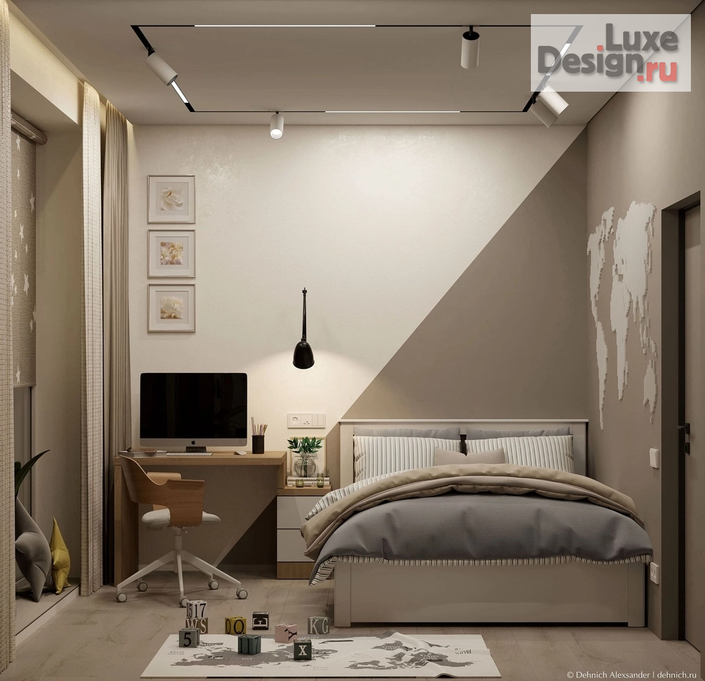 Дизайн интерьера частного дома "Кабинеты и Детские" (фото 5)