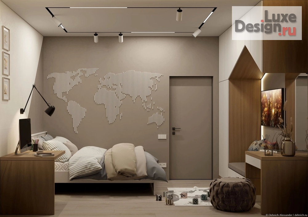 Дизайн интерьера частного дома "Кабинеты и Детские" (фото 6)