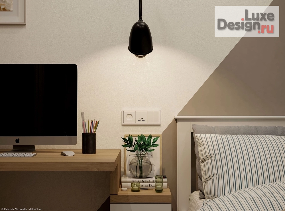 Дизайн интерьера частного дома "Кабинеты и Детские" (фото 8)