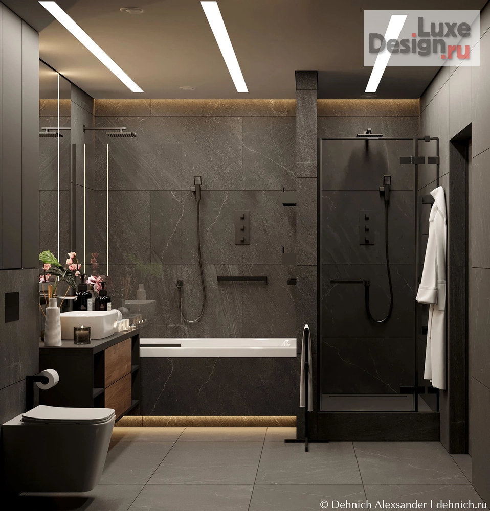 дизайн интерьера санузла "Санузлы" (фото 5)