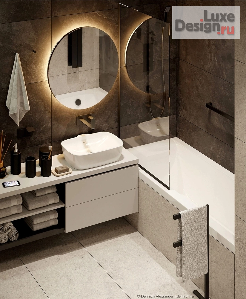 дизайн интерьера санузла "Санузлы" (фото 2)