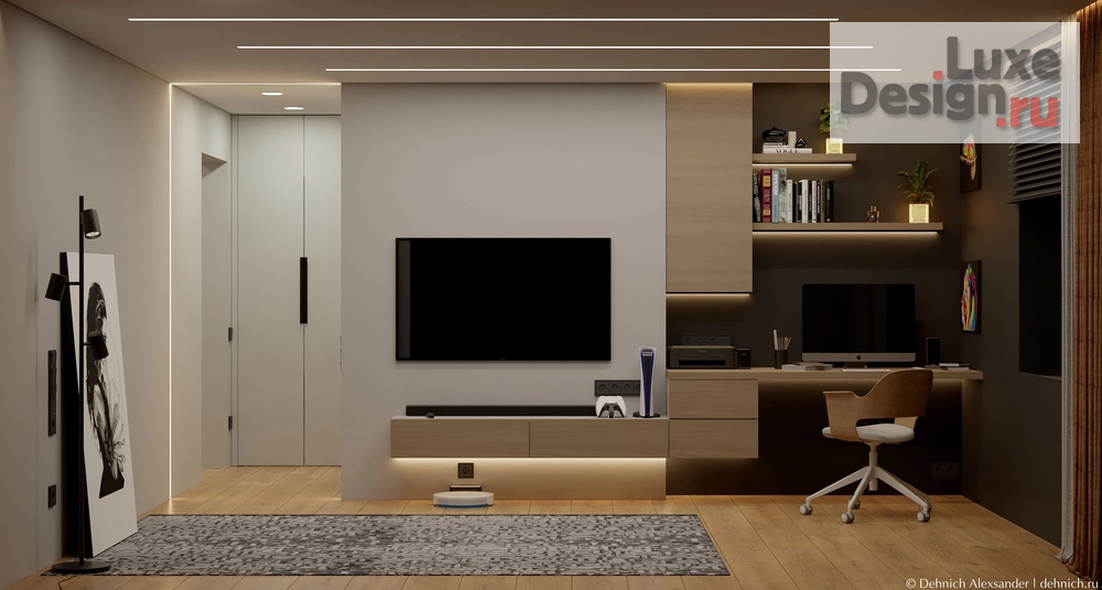 Дизайн интерьера частного дома "Кухня-гостиная" (фото 36) от дизайнера Дехнич Александр Дизайн интерьера частного дома "Кухня-гостиная" (фото 36)