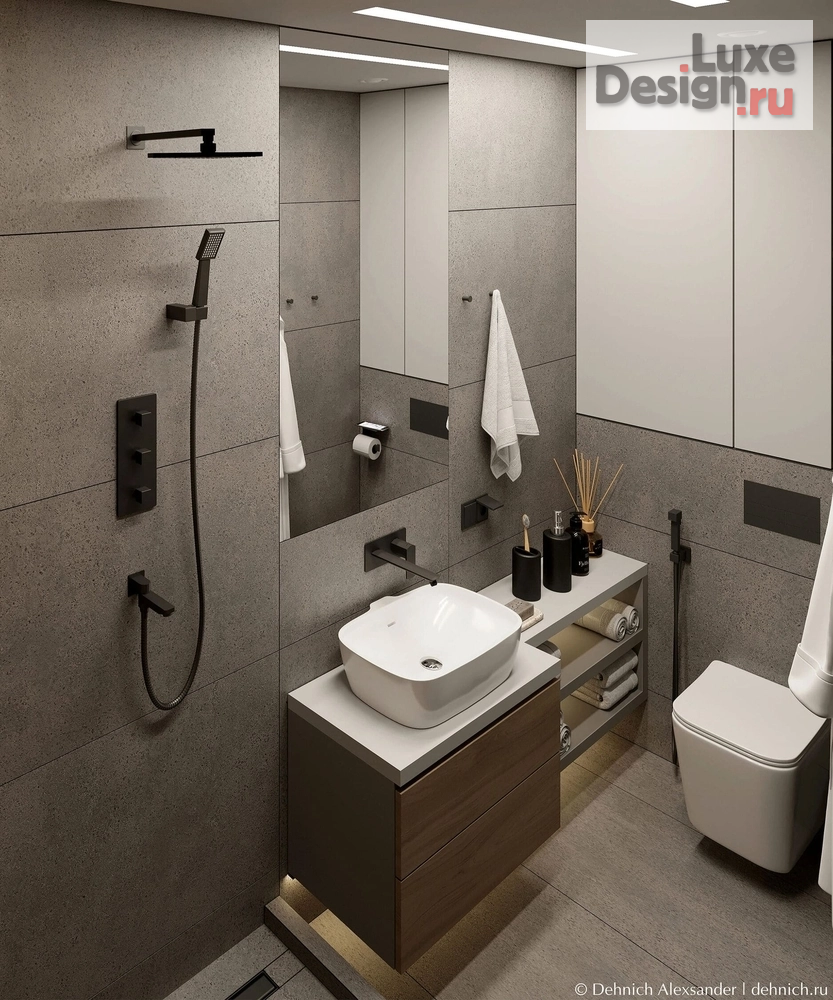 дизайн интерьера санузла "Санузлы" (фото 7)