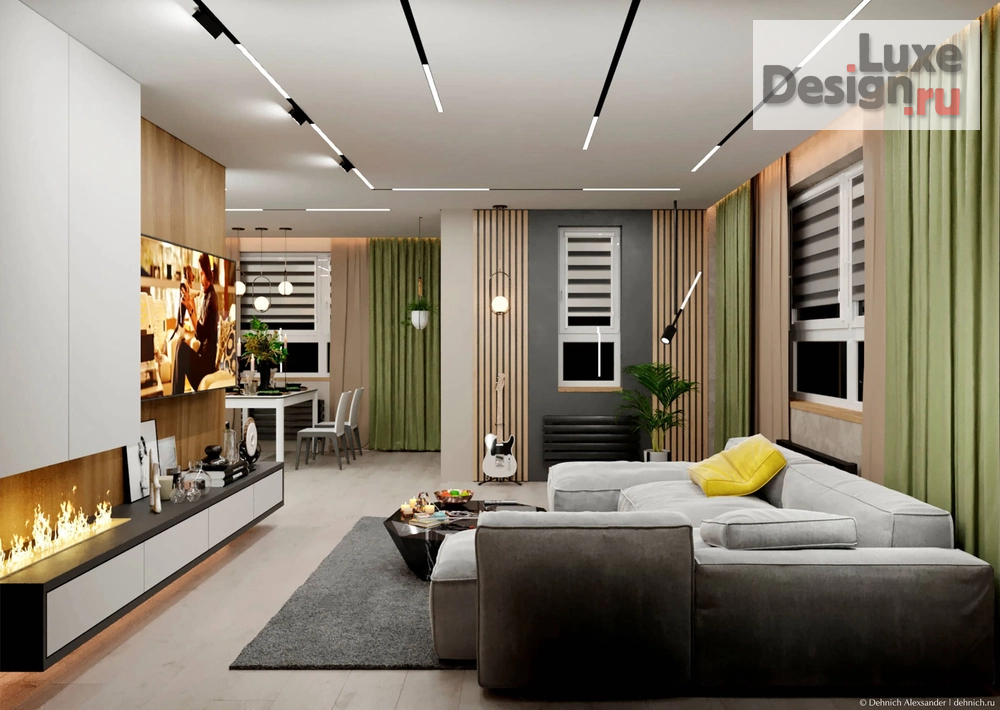 Дизайн интерьера частного дома "Кухня-гостиная" (фото 30) от дизайнера Дехнич Александр Дизайн интерьера частного дома "Кухня-гостиная" (фото 30)