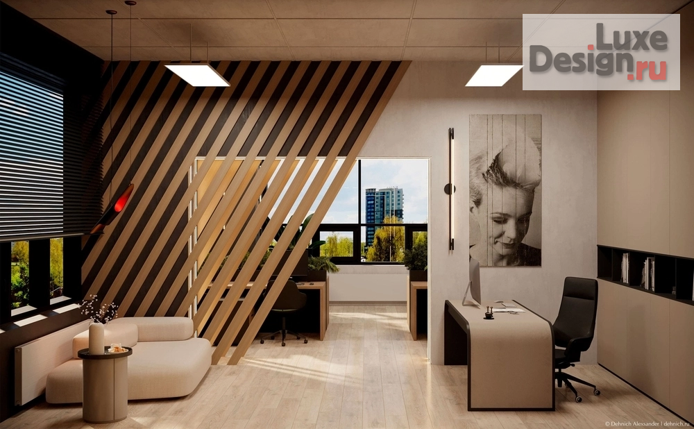 Дизайн интерьера офиса "Офис" (фото 3) от дизайнера Дехнич Александр Дизайн интерьера офиса "Офис" (фото 3)