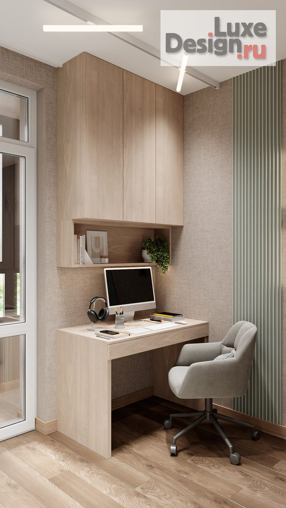 Дизайн интерьера квартиры студии "АРОМАТ ЭВКАЛИПТА" (фото 6)