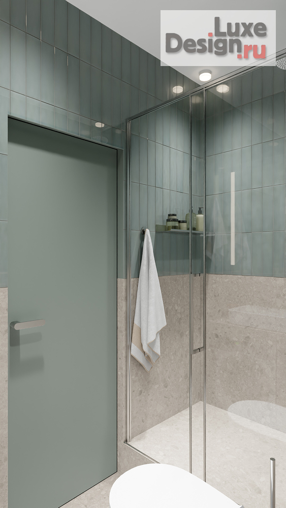 Дизайн интерьера квартиры студии "АРОМАТ ЭВКАЛИПТА" (фото 18)