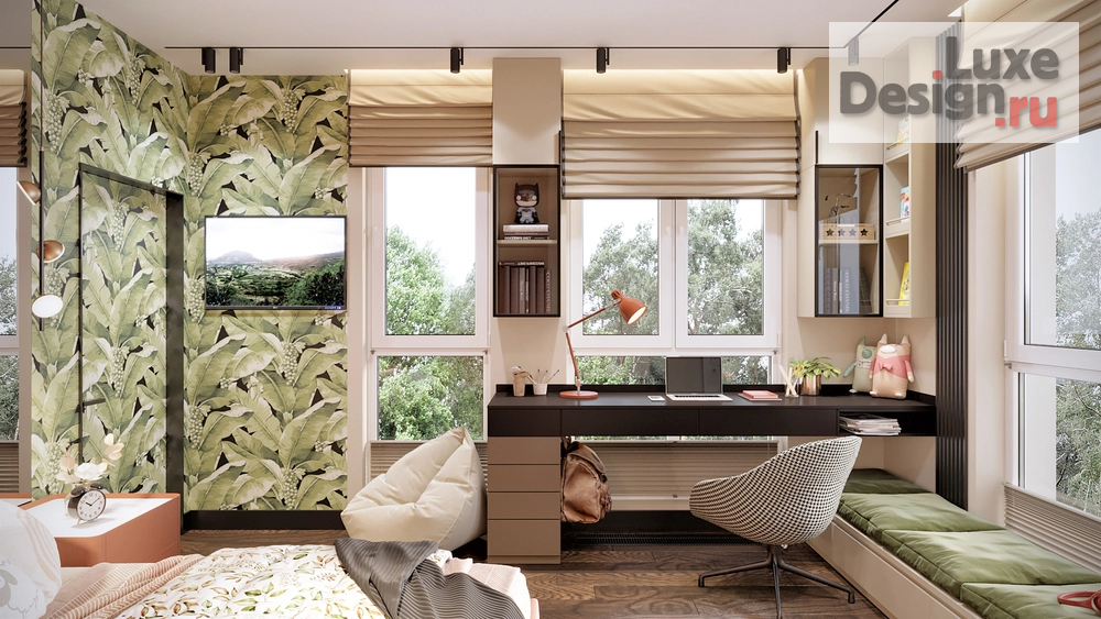 Дизайн интерьера трехкомнатной квартиры "СОВРЕМЕННАЯ ЛЕГКОСТЬ" (фото 40)