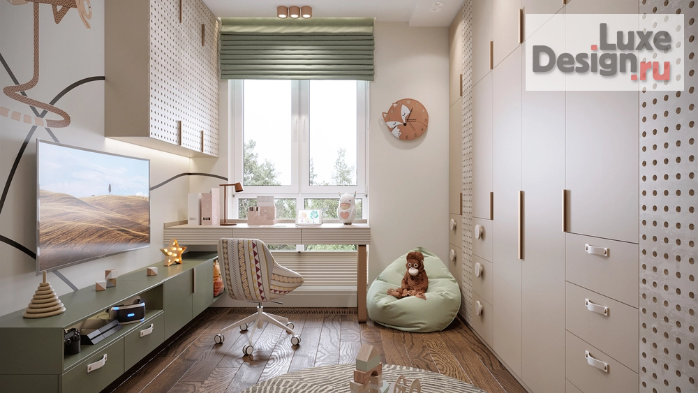 Дизайн интерьера трехкомнатной квартиры "СОВРЕМЕННАЯ ЛЕГКОСТЬ" (фото 46)