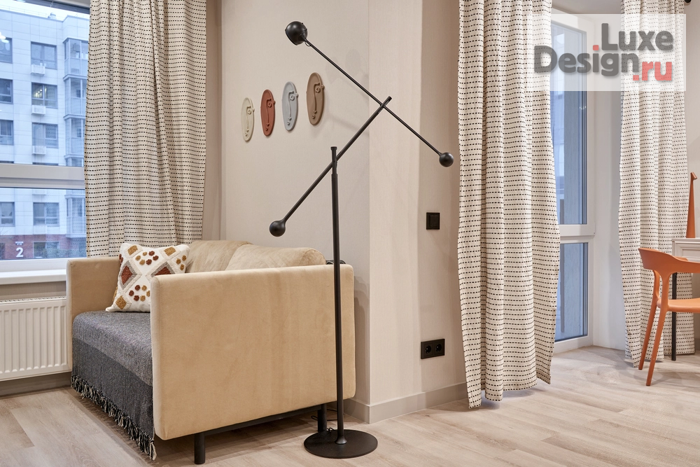 Дизайн интерьера однокомнатной квартиры "Mellow" (фото 6)