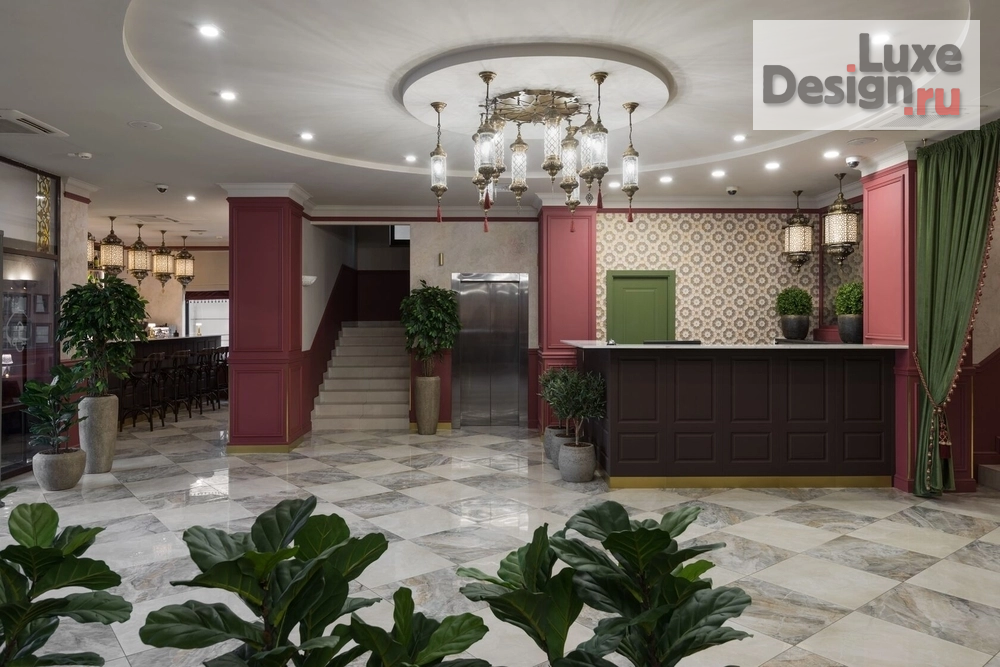 Дизайн интерьера отеля "Отель "Сулейман палас"" (фото 2)