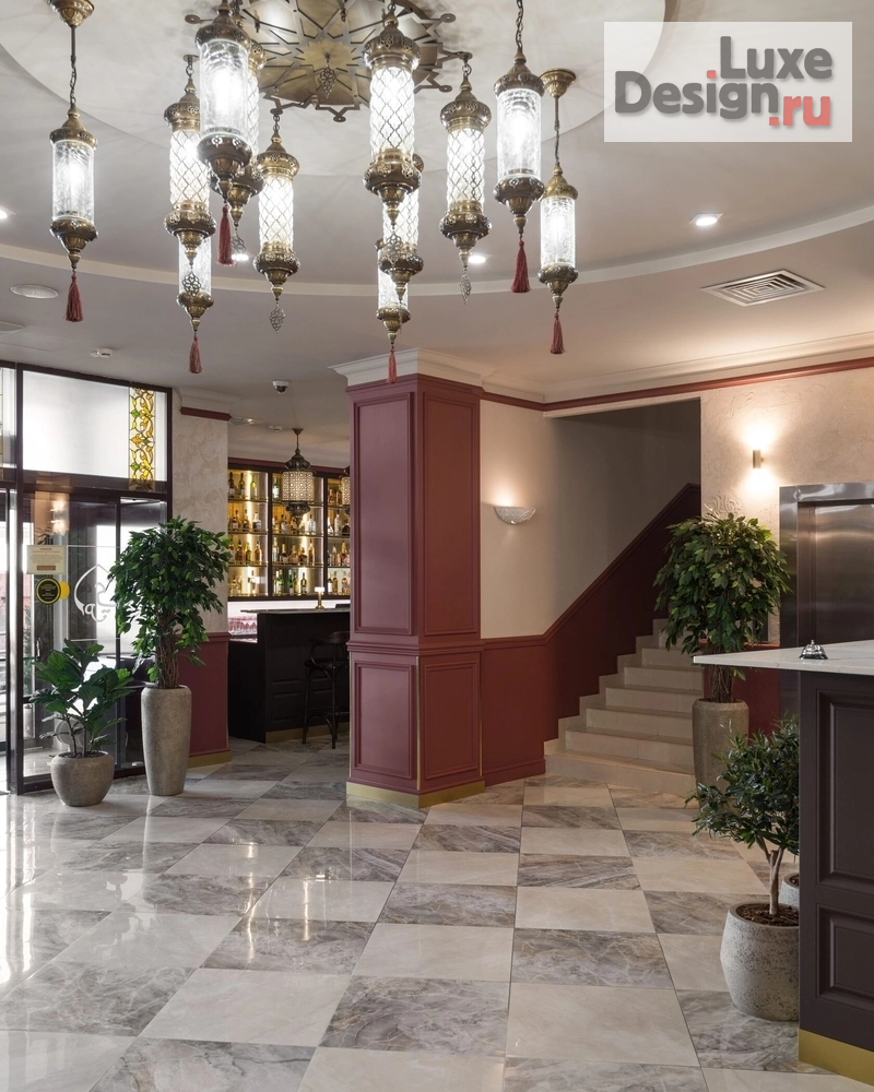 Дизайн интерьера отеля "Отель "Сулейман палас"" (фото 5)