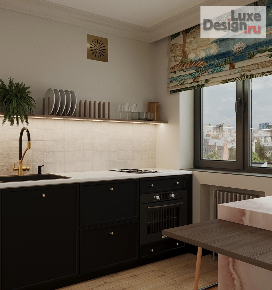 Дизайн интерьера гостиной "Квартира дизайнера" (фото 2)