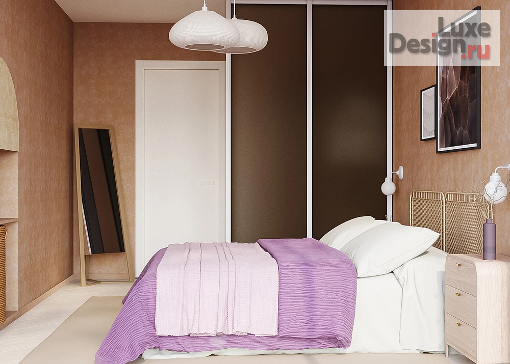 Дизайн интерьера комнаты "Теплый минимализм" (фото 2)