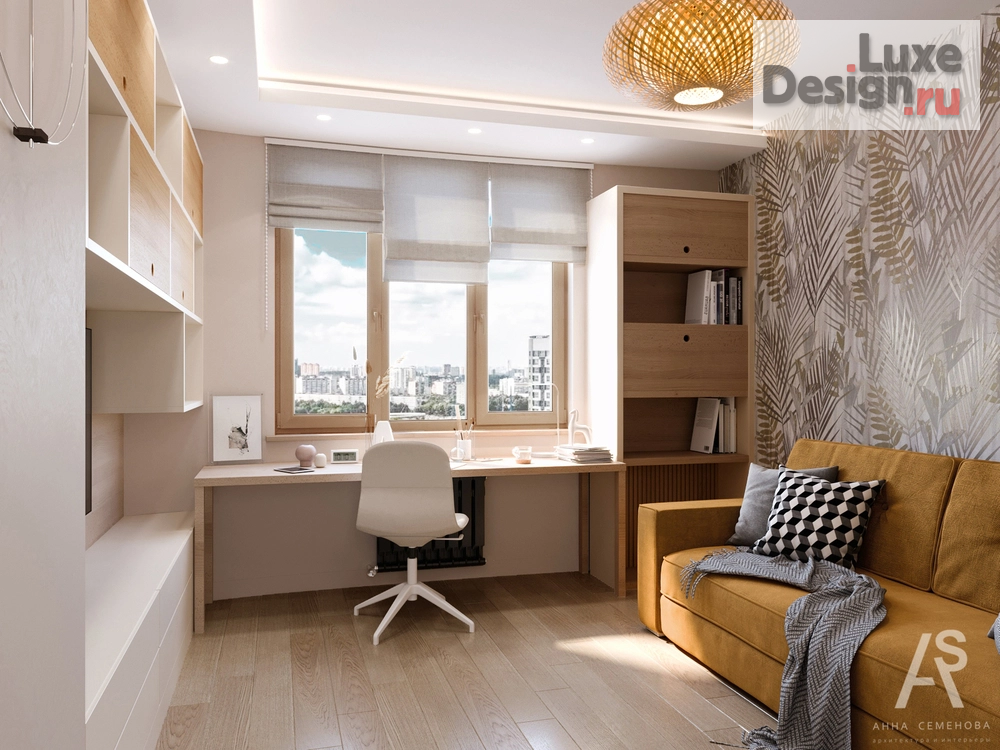 Дизайн интерьера квартиры "Квартира 74 м2 в ЖК Лобачевский" (фото 15)